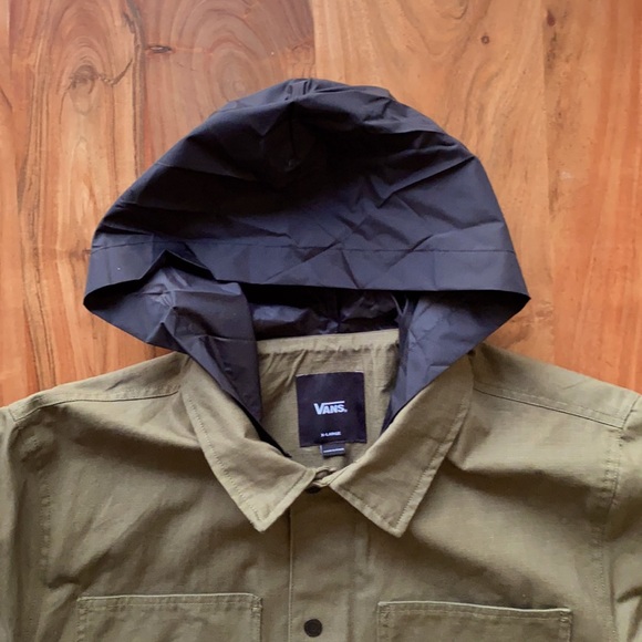 Vans Waterproof Coat w Hidden Hood - Picture 3 of 3
